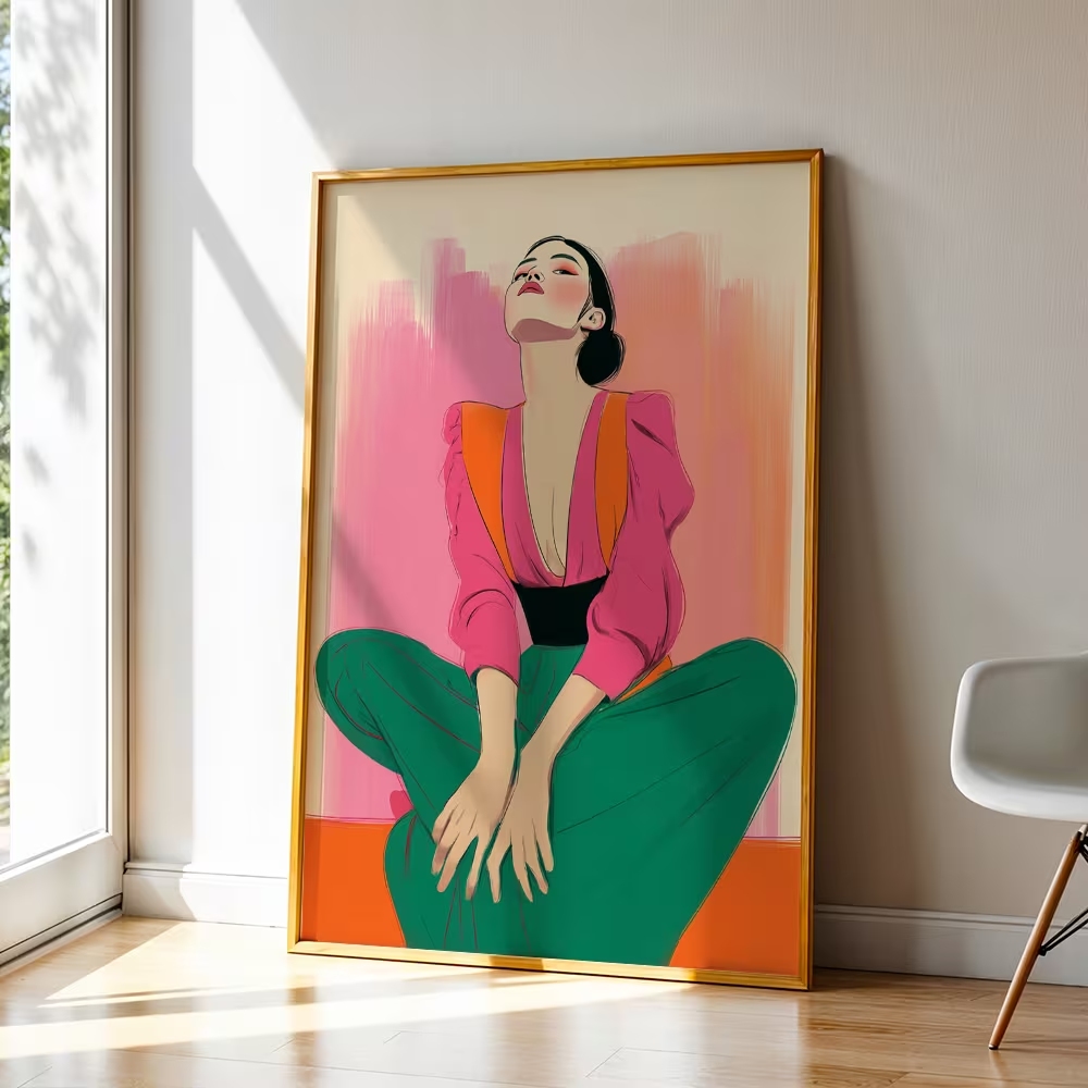 Home Decor Reviews - Modern,Retro Pluralistic Feminism Wall Art Print