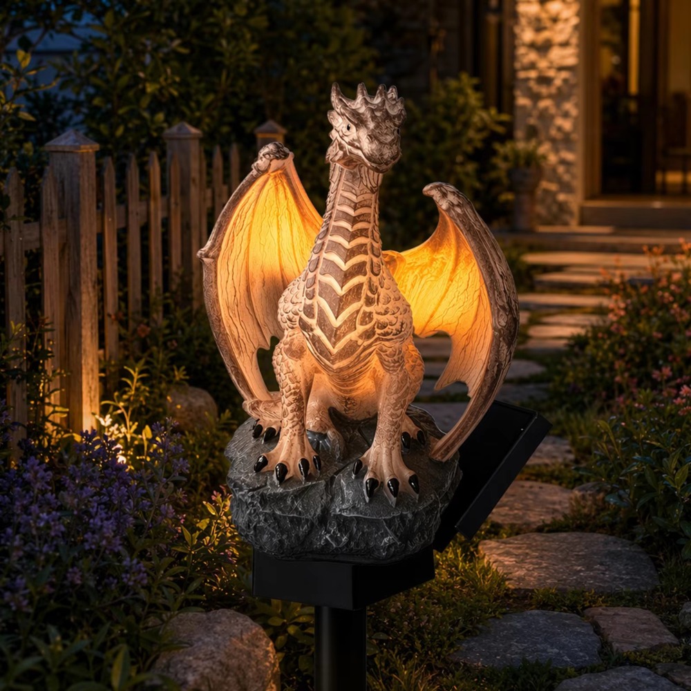 Home Decor Medieval - Dragon Legacy Golden Ember Edition Solar