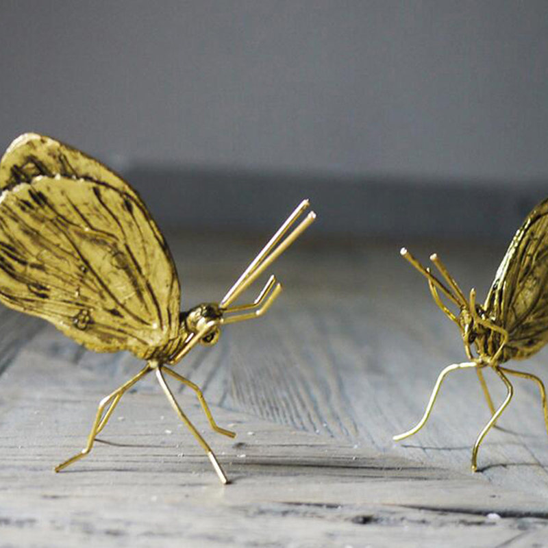 Home Decor Humacao - Decorative Metal Handicraft Copper Gold Ant