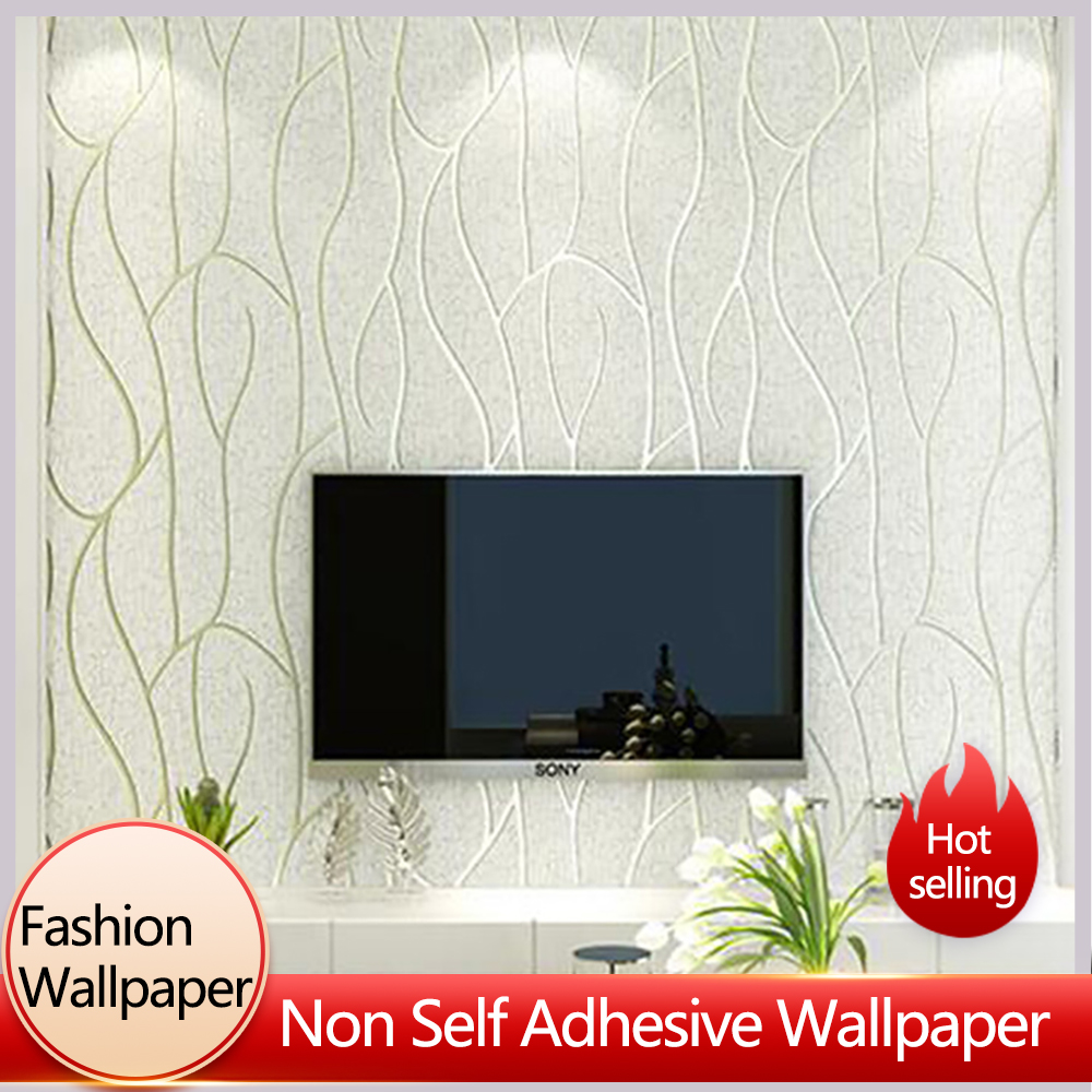 Home Decor Reviews - Non Self-adhesive Room Decoration Wall Paper
