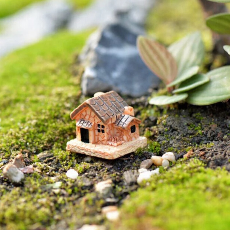 5Pcs Mini Doll House Stone Hou - Home Decor Za ulasan dan harga