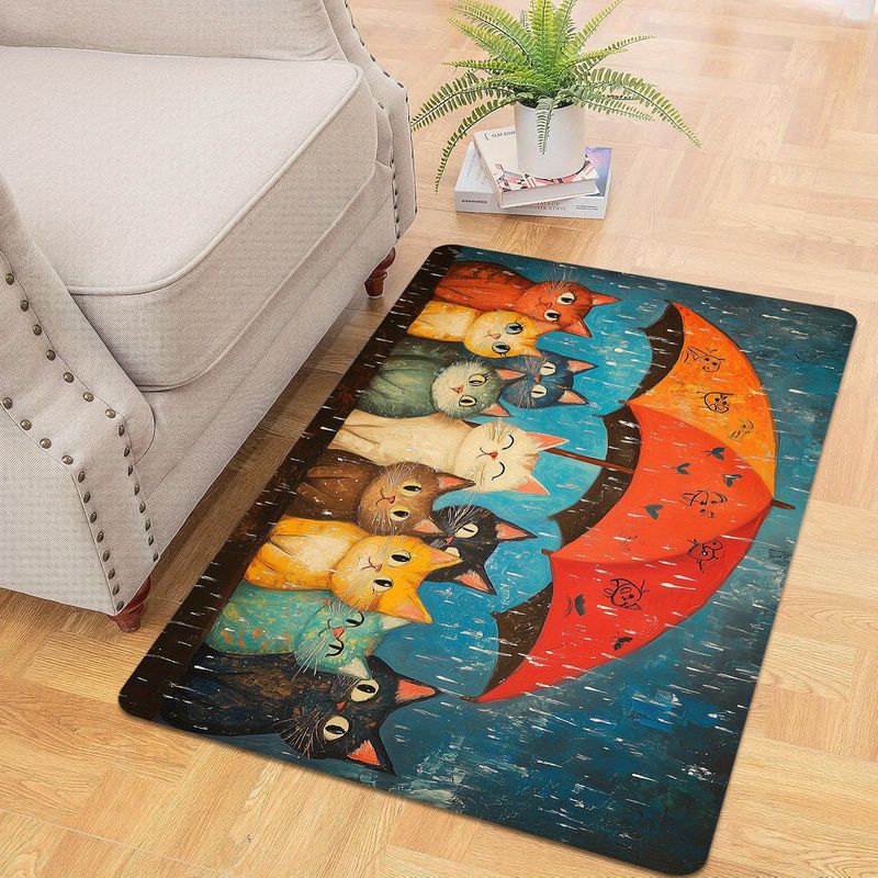 VIKAMA Rainy Day Cats Under Um - Home Decor Under 1000 ulasan dan harga