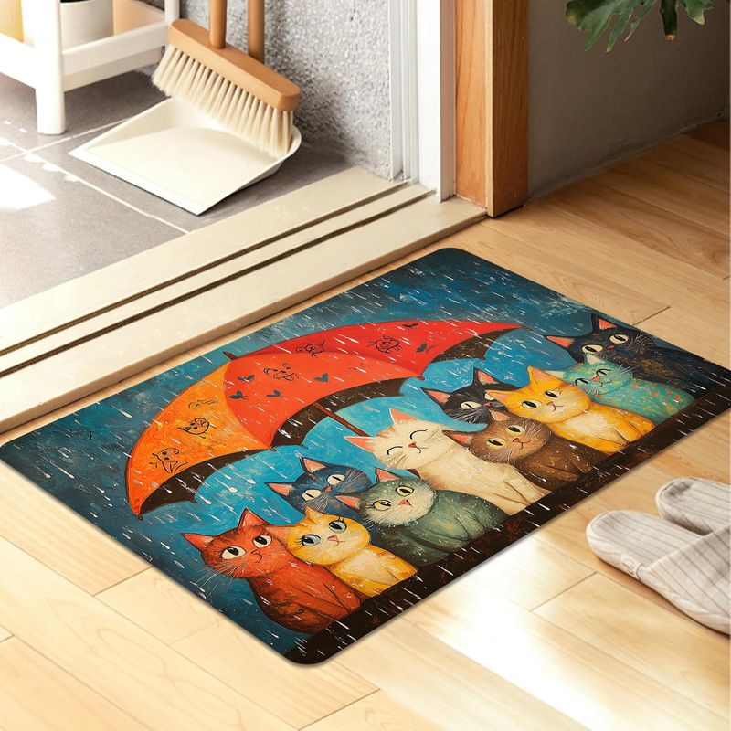 VIKAMA Rainy Day Cats Under Um - Home Decor Under 1000 ulasan dan harga