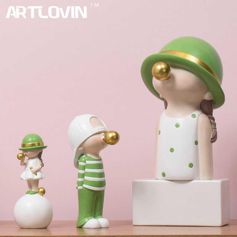 ARTLOVIN Nordic Style Characte - Home Decor Za ulasan dan harga