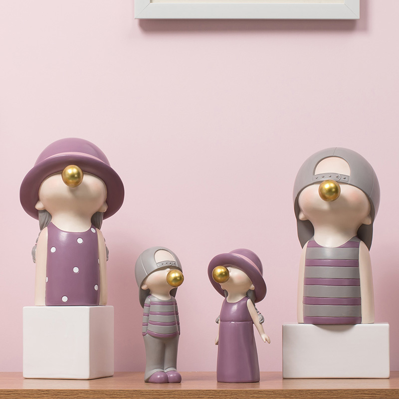 ARTLOVIN Nordic Style Characte - Home Decor Za ulasan dan harga