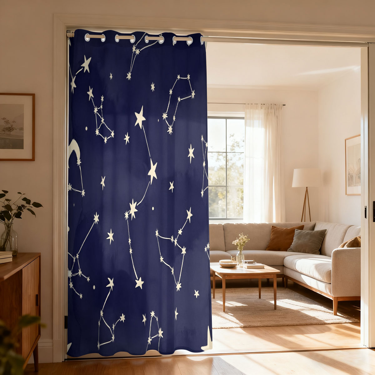 1pc Retro Rose Floral Single L - Home Decor Curtains ulasan dan harga
