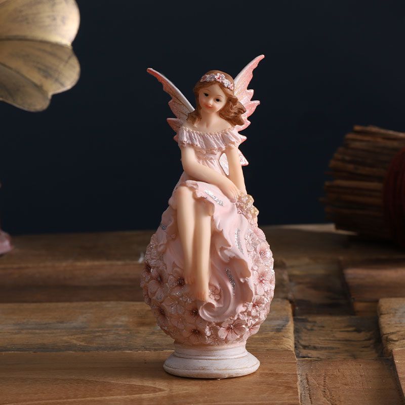 Nordic Angel Fairy Garden Stat - Home Decor Za ulasan dan harga