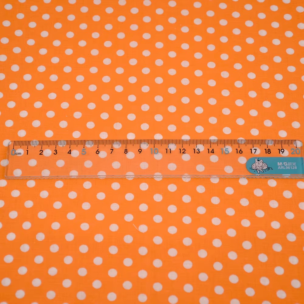 50X150CM White Orange Polka Do - Home Decor Orange ulasan dan harga