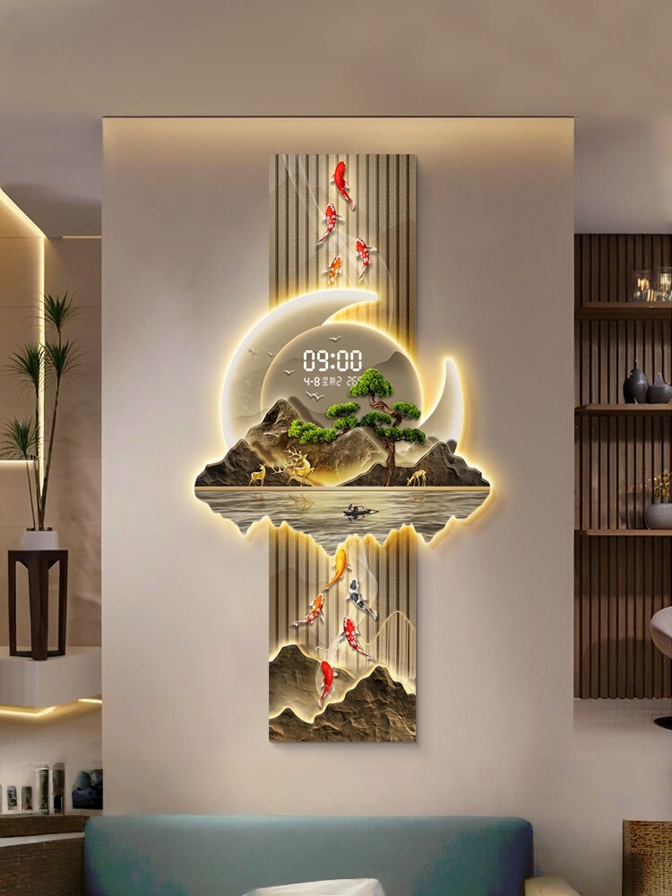 Design Luxury Wall Clocks Livi - Wall Clock Silent ulasan dan harga