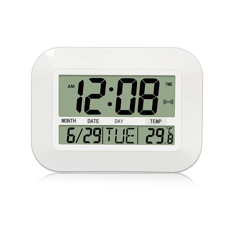 NEW Large LCD Digital Display  - Wall Clock Silent ulasan dan harga