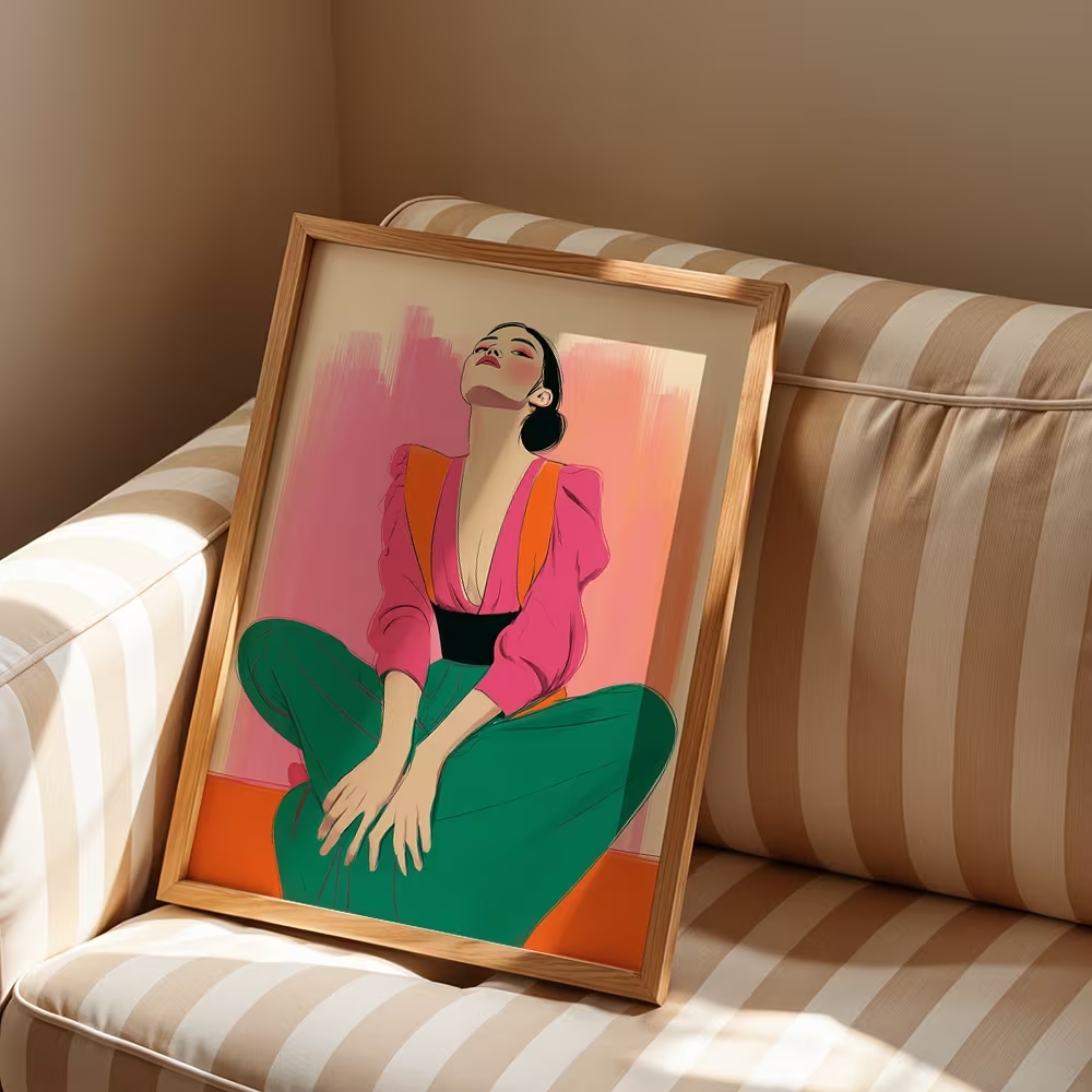 Modern,Retro Pluralistic Femin - Home Decor Reviews ulasan dan harga