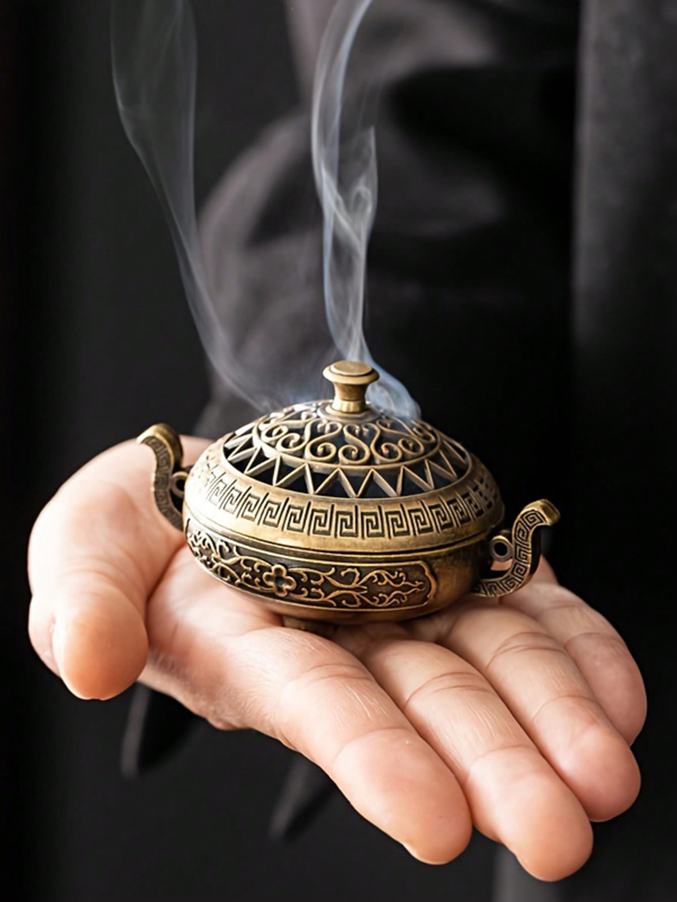 Nepal Style Brass Incense Burn - Home Decor Humacao ulasan dan harga