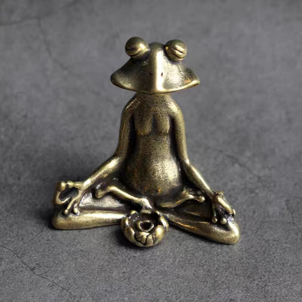 Vintage Brass Meditation Zen B - Home Decor Humacao ulasan dan harga