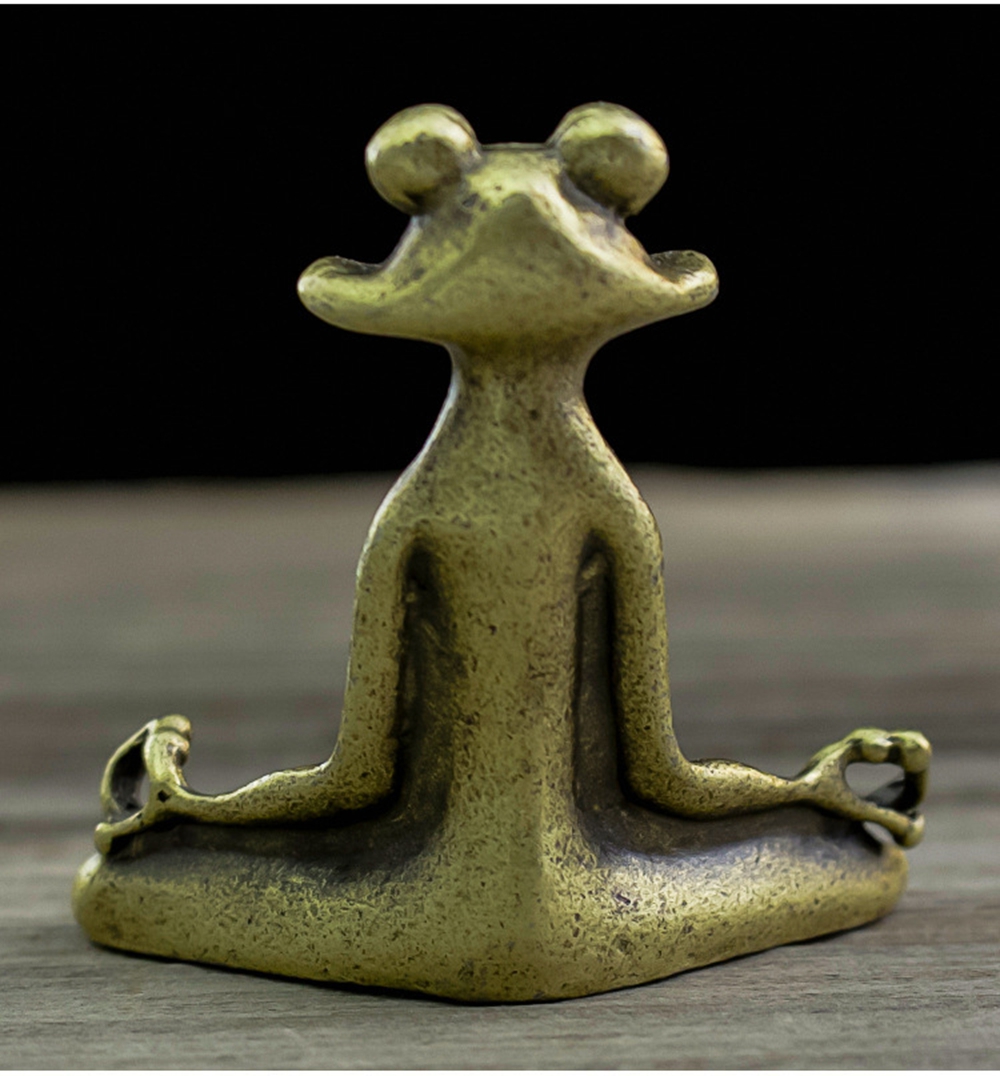 Vintage Brass Meditation Zen B - Home Decor Humacao ulasan dan harga