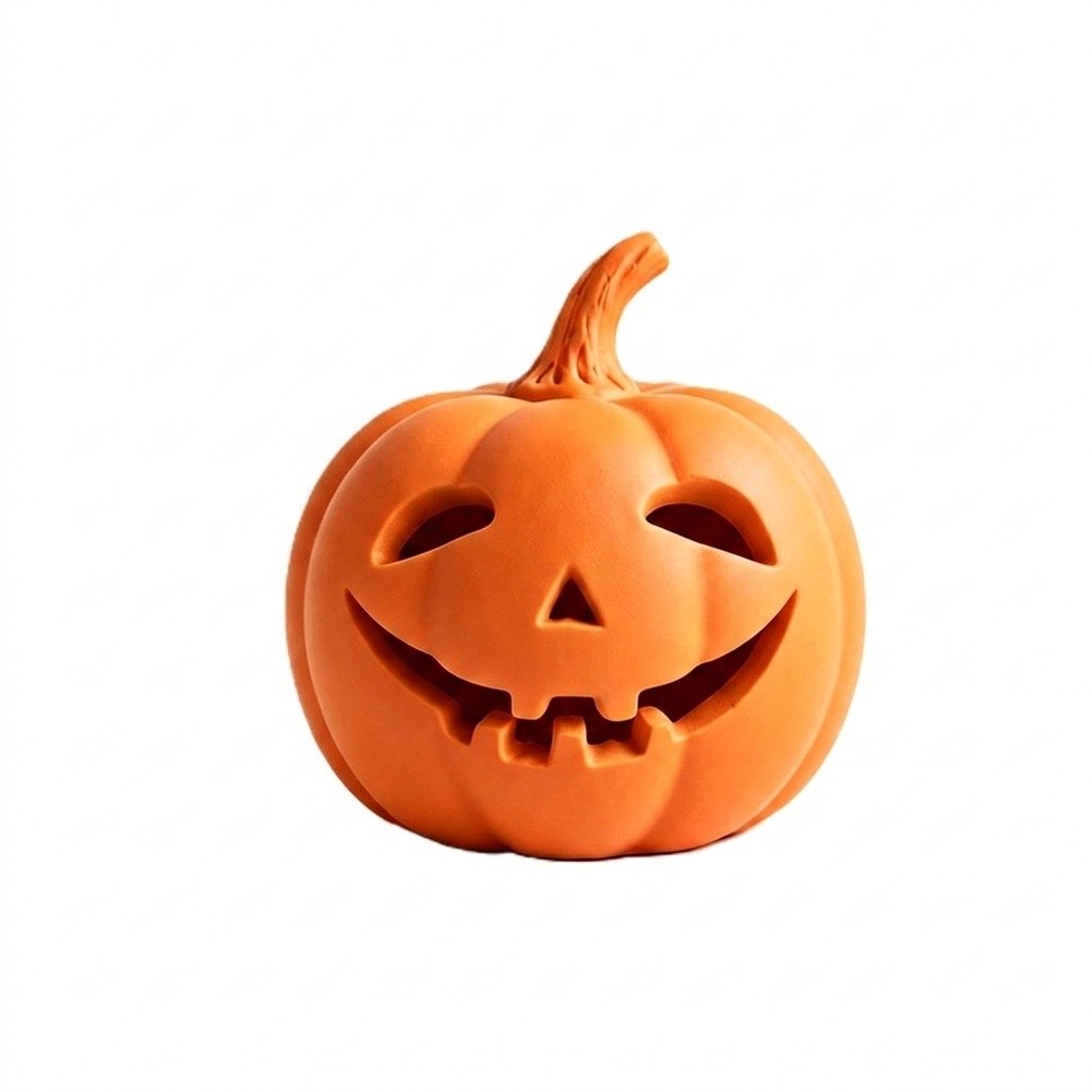 Resin Crafted Pumpkin Lantern  - Home Decor Orange ulasan dan harga
