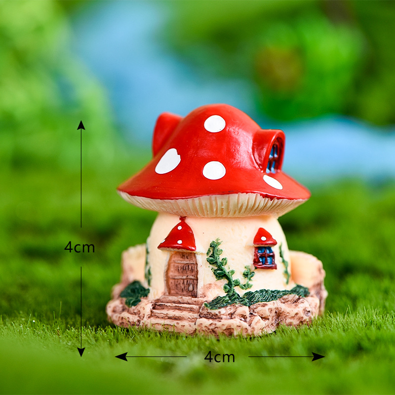 1PC Kawaii Garden Mini Mushroo - Home Decor Za ulasan dan harga