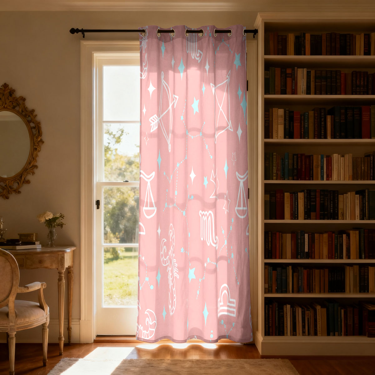1pc Starry Sky Constellation P - Home Decor Curtains ulasan dan harga