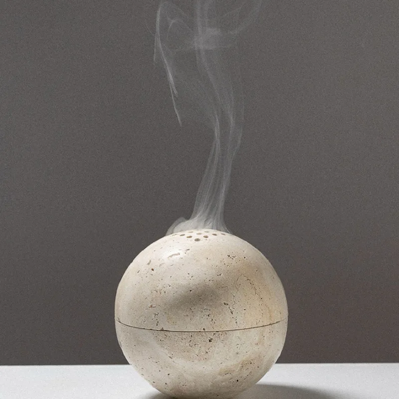 Beige  Sphere Mubkhar Incense  - Home Decor Humacao ulasan dan harga
