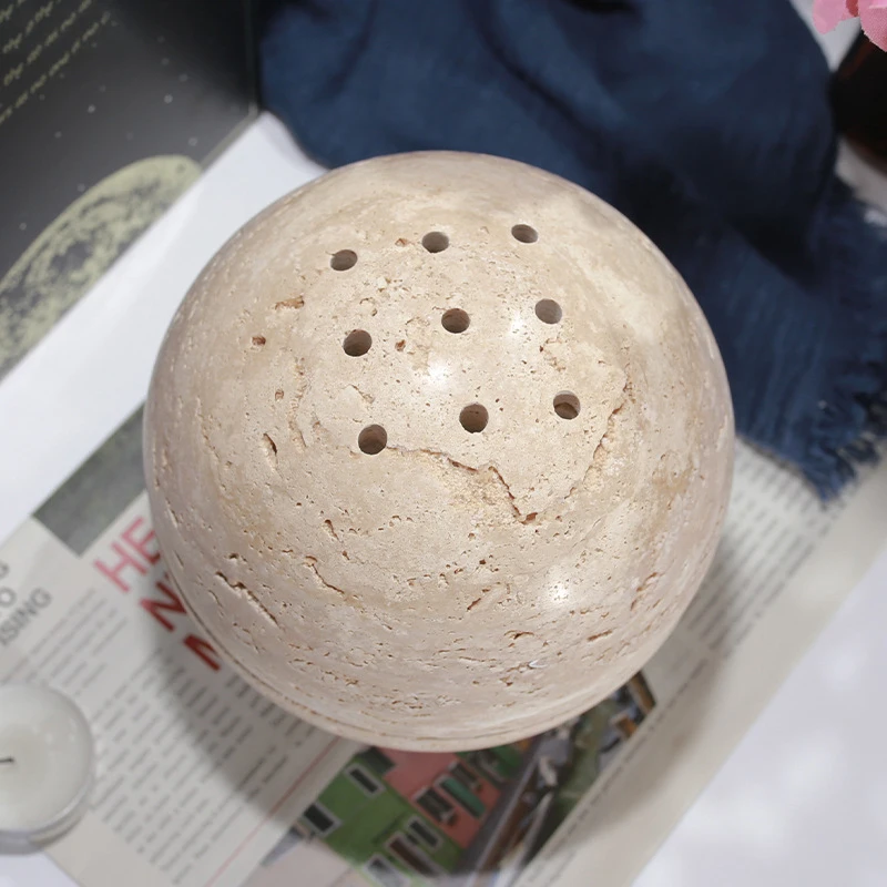 Beige  Sphere Mubkhar Incense  - Home Decor Humacao ulasan dan harga