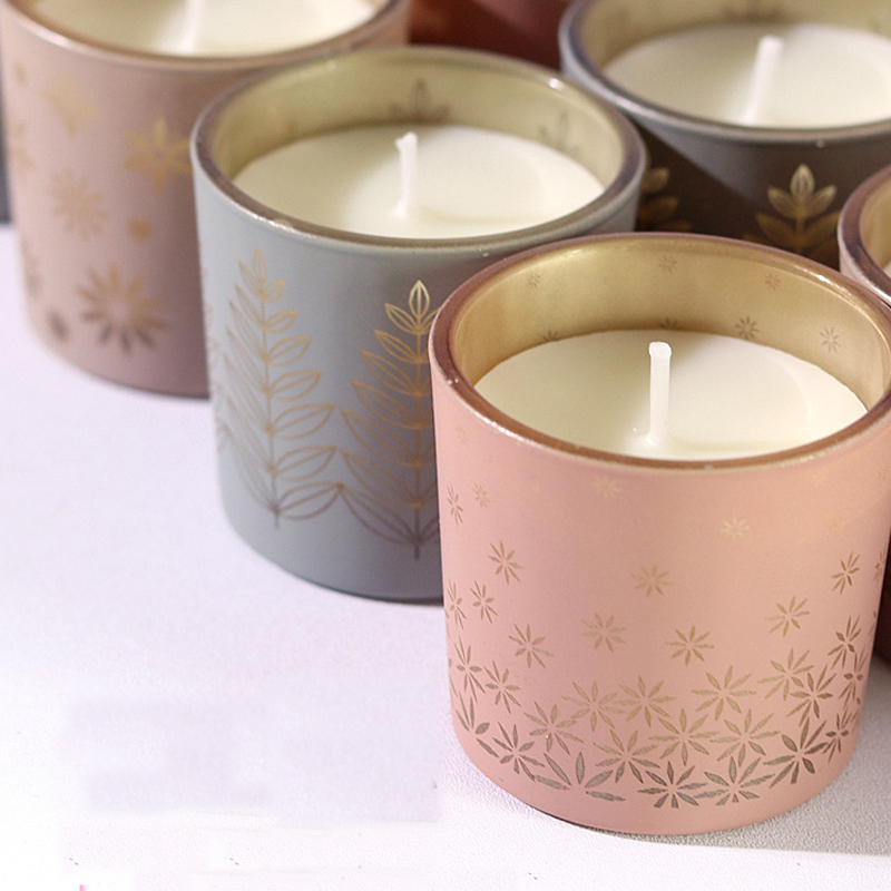 Colorful Ceramic candles creat - Home Decor Glass ulasan dan harga