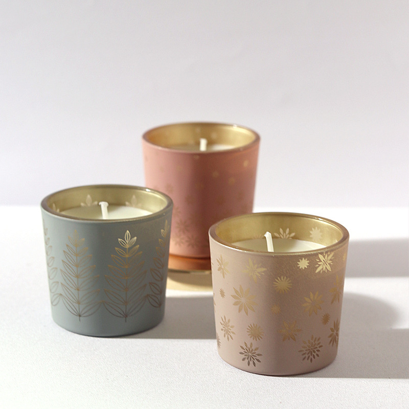 Colorful Ceramic candles creat - Home Decor Glass ulasan dan harga