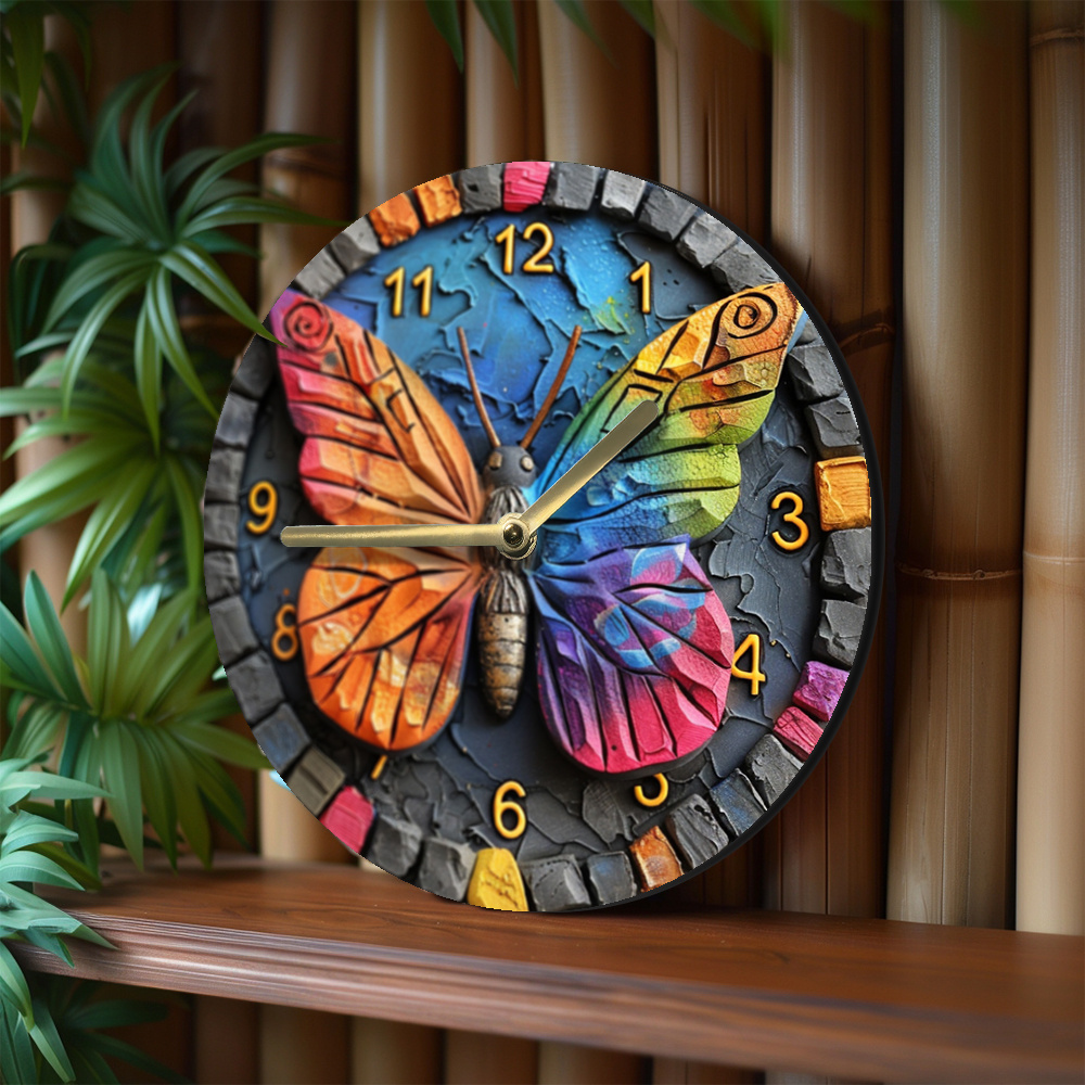 1 Piece Of 8-Inch (20X20 Cm) S - Wall Clock Silent ulasan dan harga