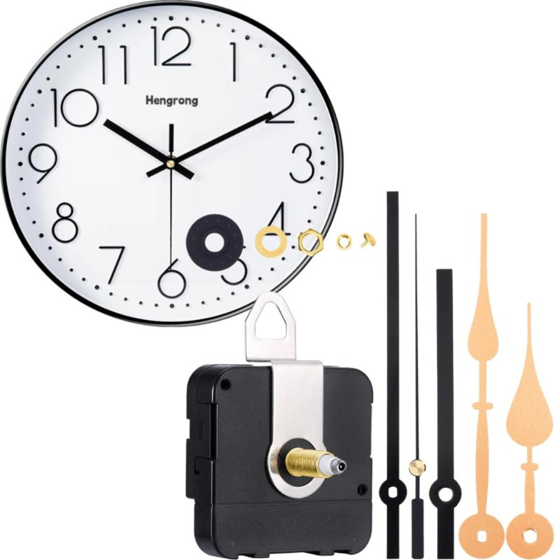 **1 Set Clockwork Table Hangin - Wall Clock Silent ulasan dan harga