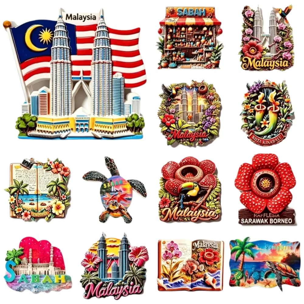 Malaysia Tourist Souvenir 3D R - Home Decor Malaysia ulasan dan harga
