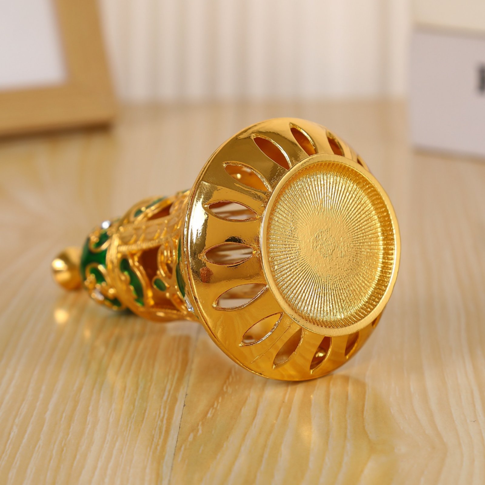Ornate Perfume Bottle Faceted  - Home Decor Glass ulasan dan harga