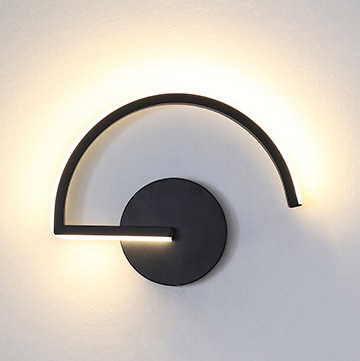 Modern Nordic LED Wall Lamp, M - Home Decor Glass ulasan dan harga