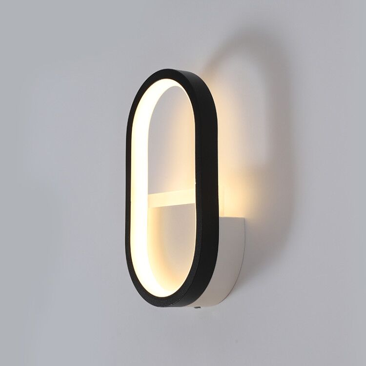 Modern Nordic LED Wall Lamp, M - Home Decor Glass ulasan dan harga