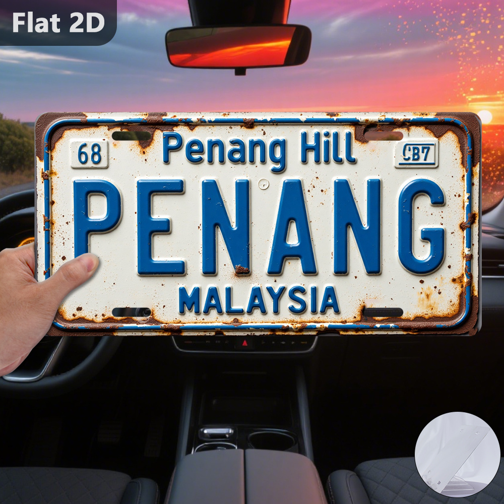 Penang Hill Malaysia License P - Home Decor Malaysia ulasan dan harga