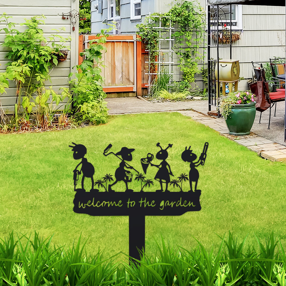 1pc Metal Rustic Metal Ant Sil - Home Decor Humacao ulasan dan harga