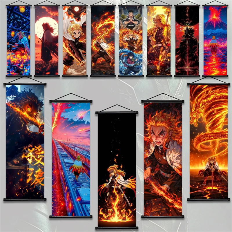 Demon Slayer Kyojuro Rengoku H - Home Decor Reviews ulasan dan harga