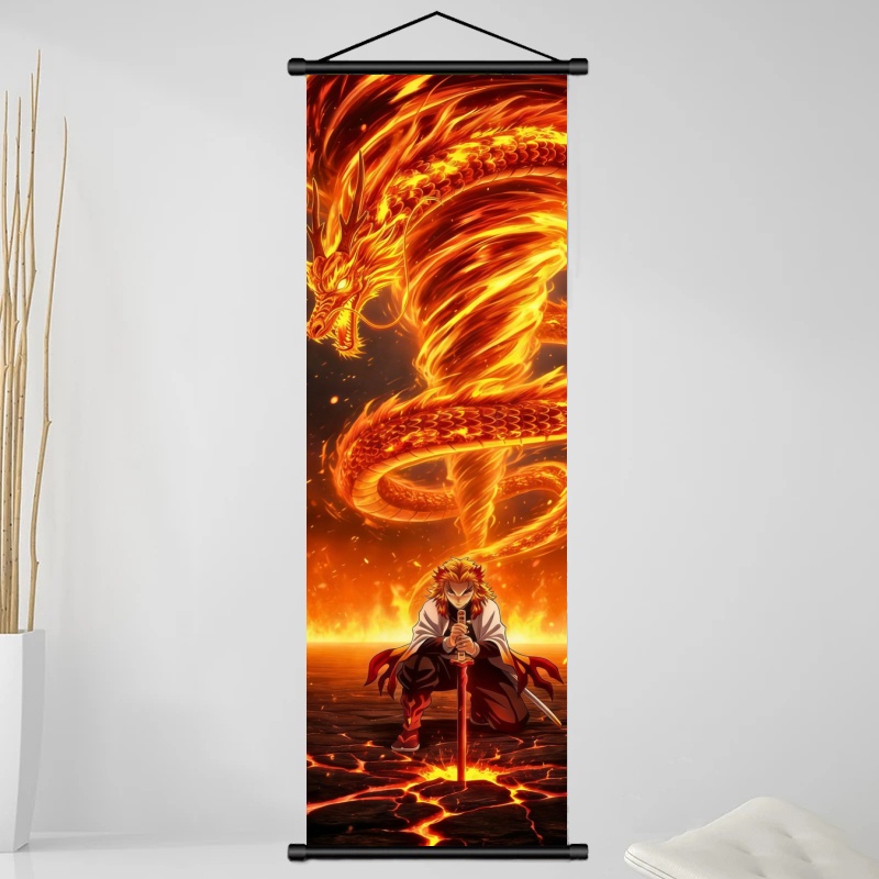 Demon Slayer Kyojuro Rengoku H - Home Decor Reviews ulasan dan harga