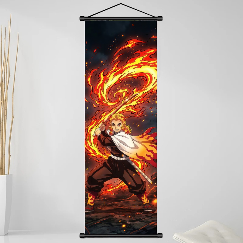 Demon Slayer Kyojuro Rengoku H - Home Decor Reviews ulasan dan harga
