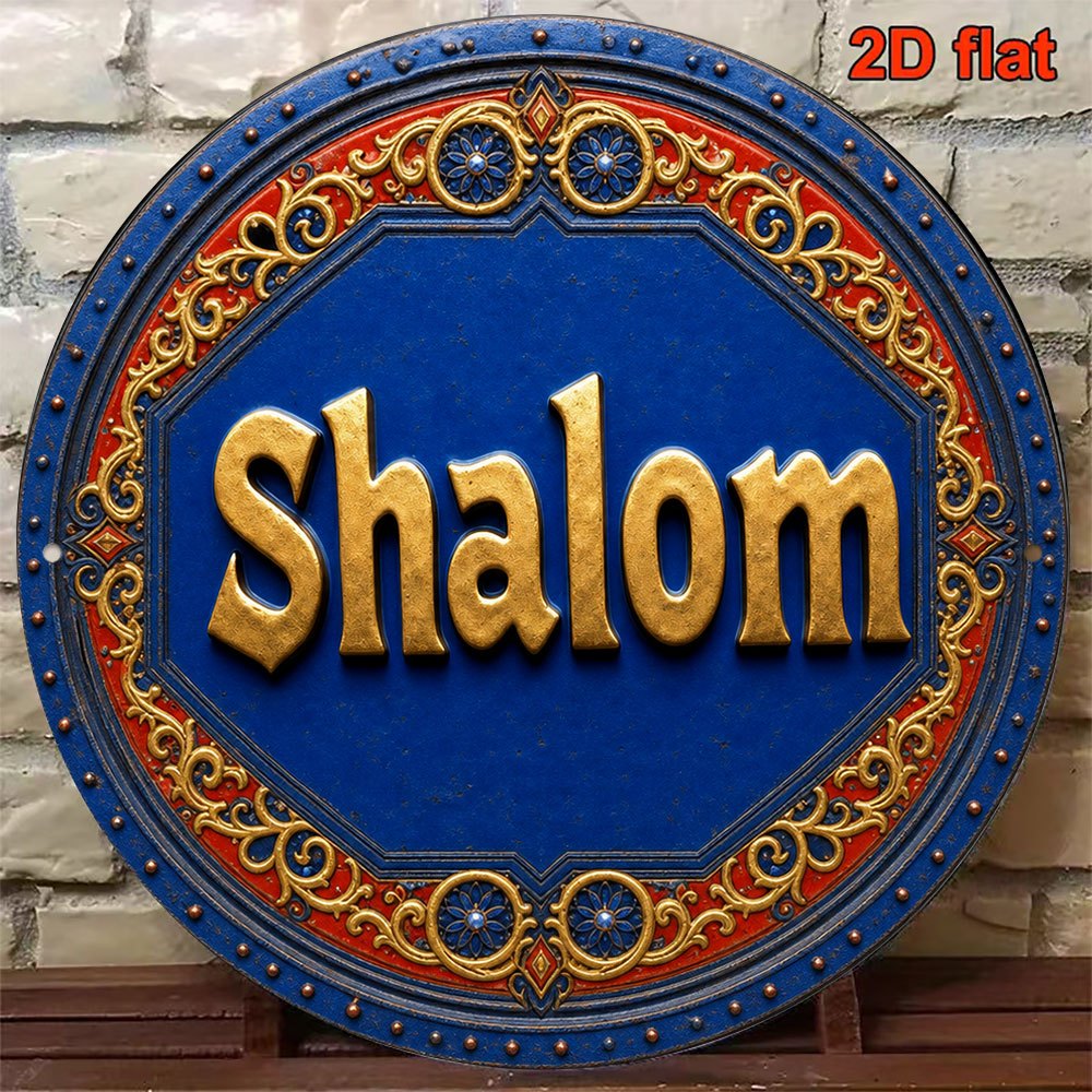 CIFBUY Retro Aluminum Wall Art - Home Decor Living Room ulasan dan harga