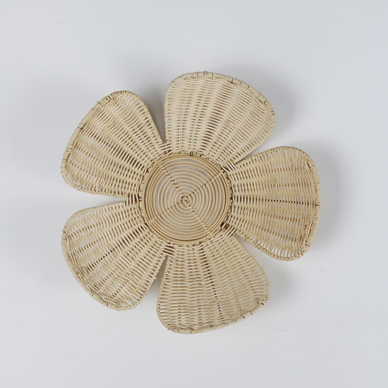INS Nordic Woven Rattan Flower - Home Decor Za ulasan dan harga