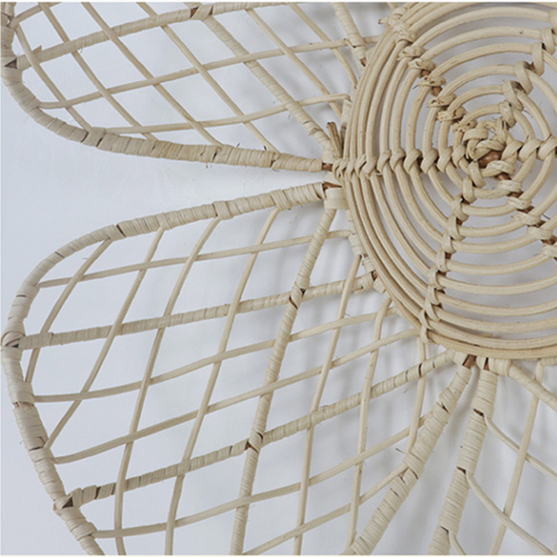 INS Nordic Woven Rattan Flower - Home Decor Za ulasan dan harga