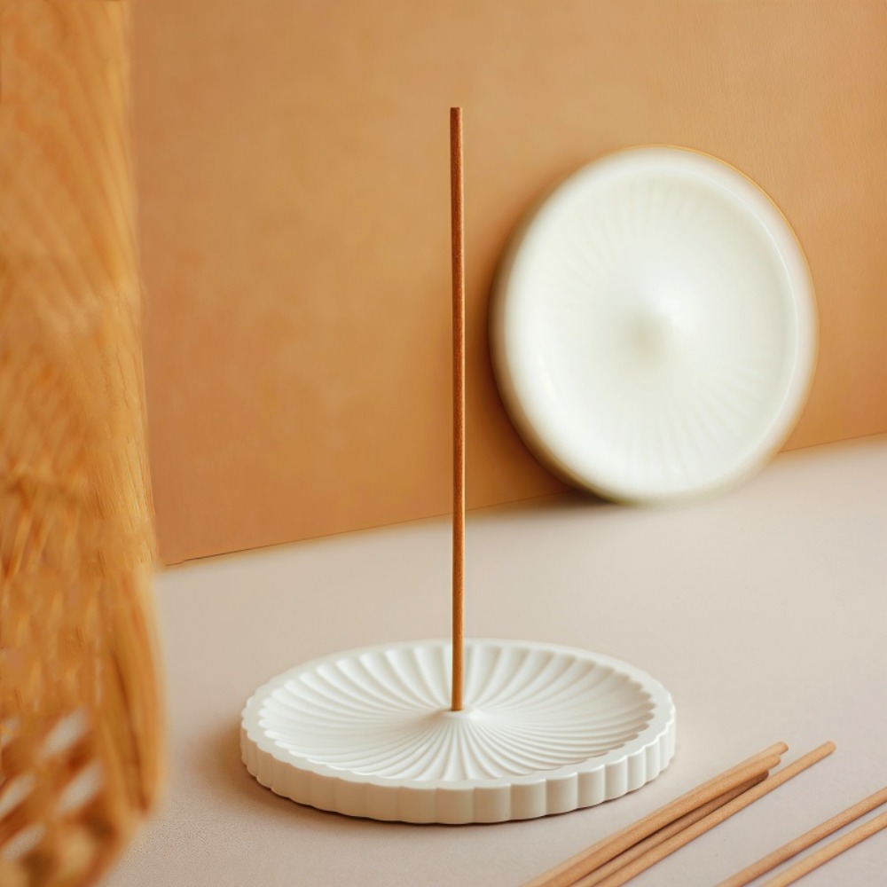 2pcs Round Incense Burner Sili - Home Decor Humacao ulasan dan harga