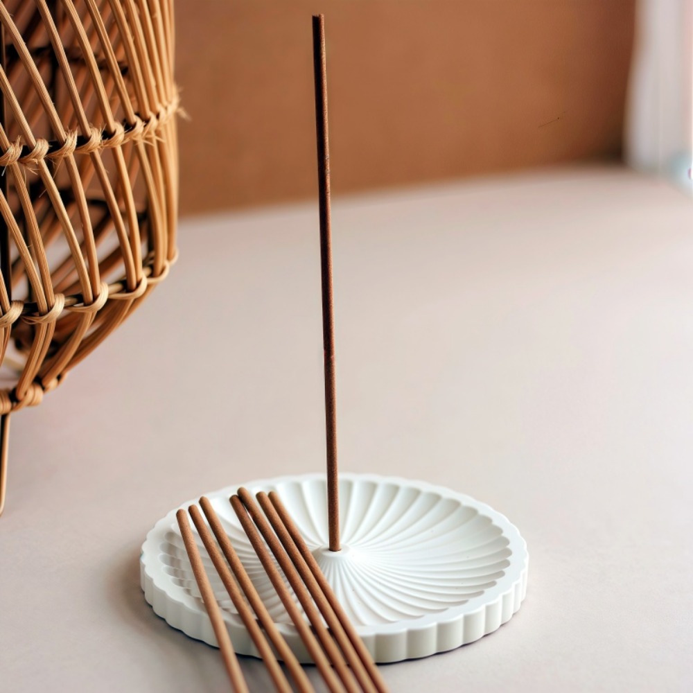 2pcs Round Incense Burner Sili - Home Decor Humacao ulasan dan harga
