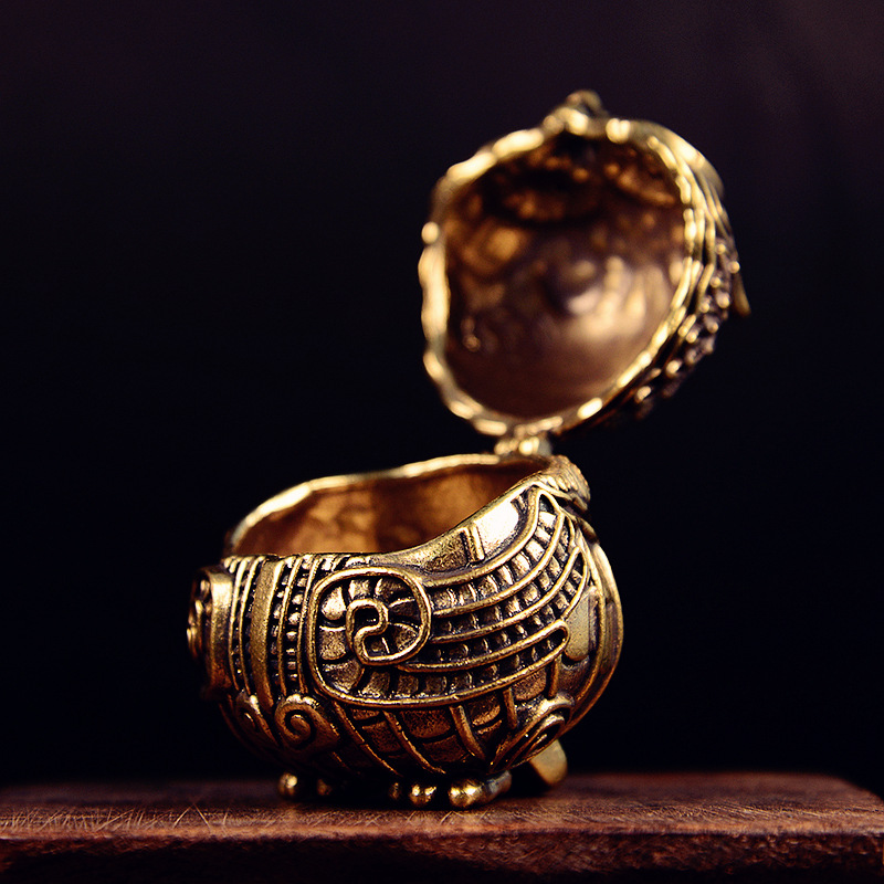 Antique Brass Cute Owl Small S - Home Decor Humacao ulasan dan harga