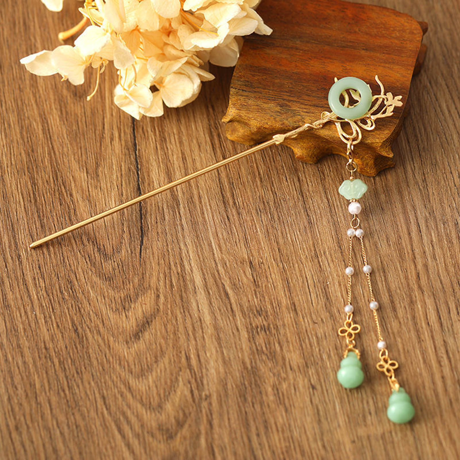 Chinese Style Glass Hairpin Fo - Home Decor Glass ulasan dan harga