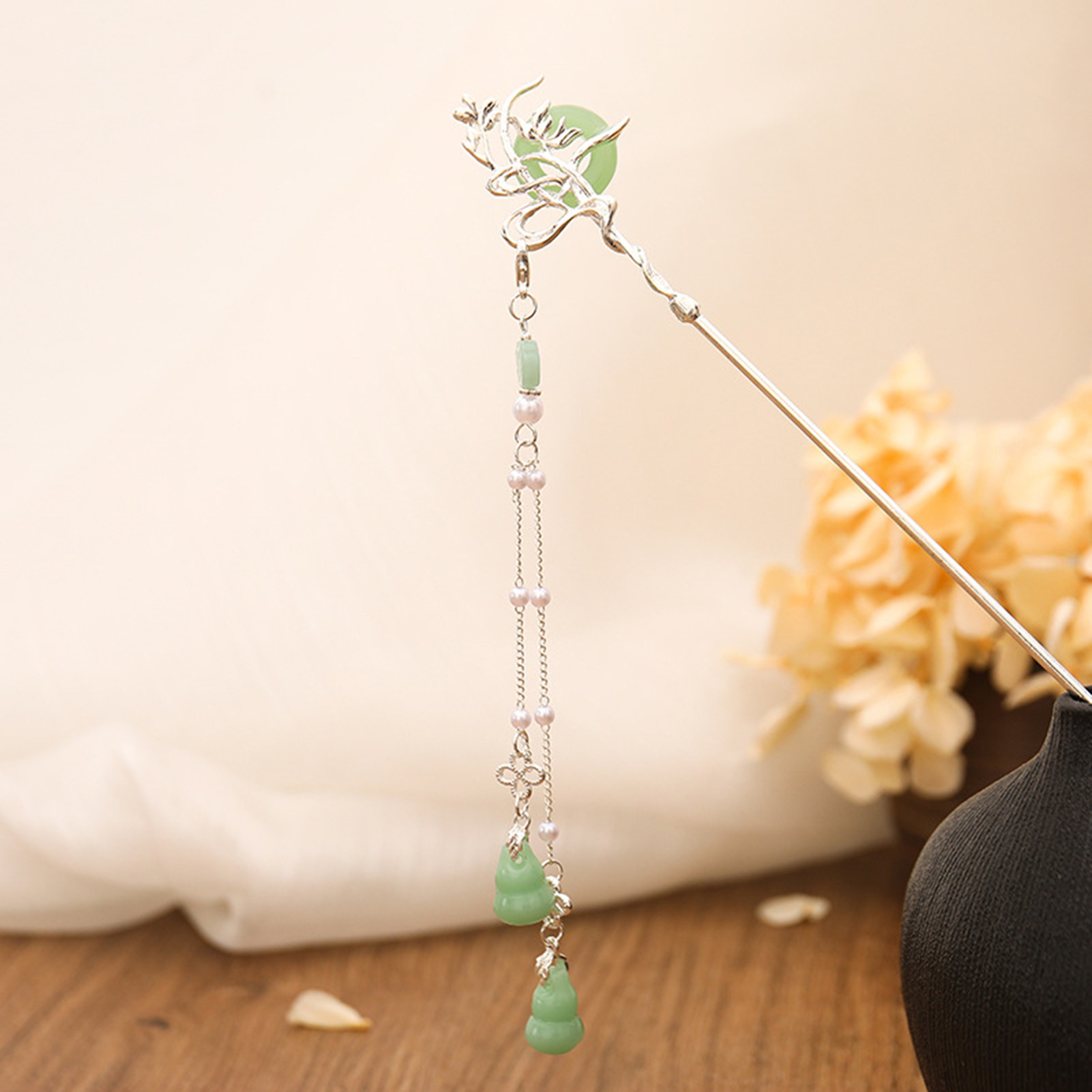 Chinese Style Glass Hairpin Fo - Home Decor Glass ulasan dan harga