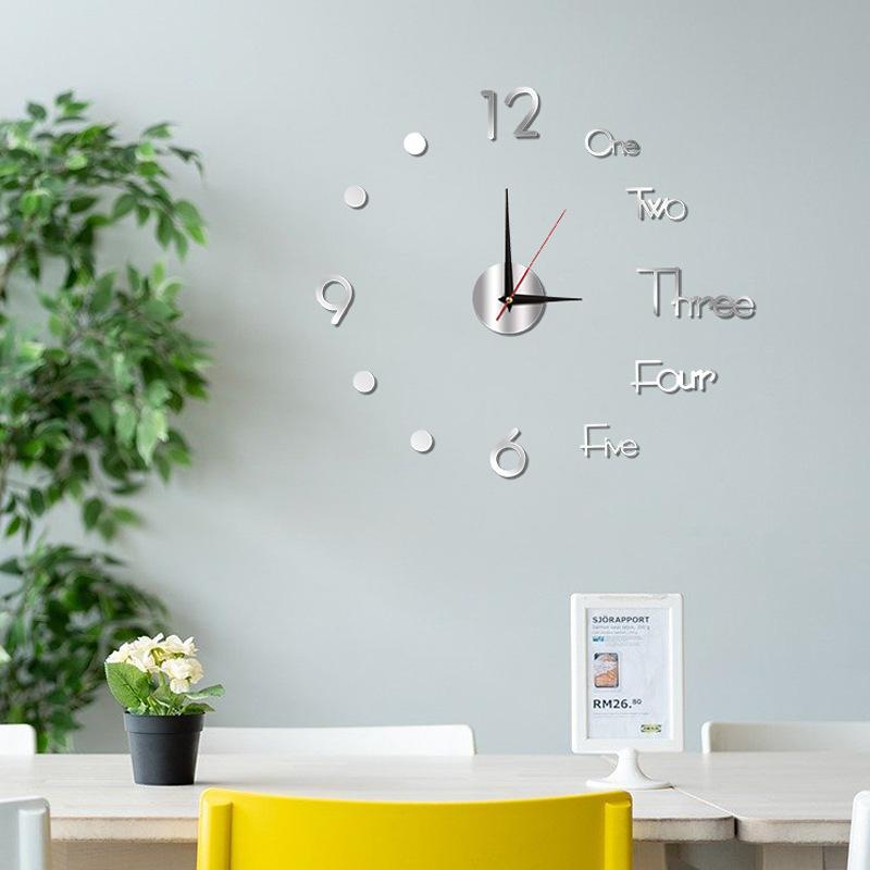 Silent Non Ticking Luminous Wa - Wall Clock Silent ulasan dan harga