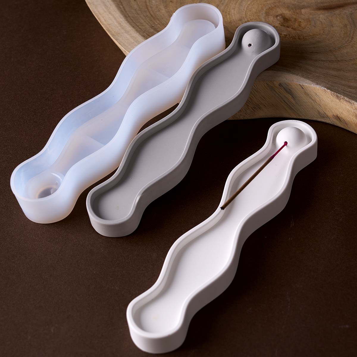 Wave Long Incense Insert Tray  - Home Decor Humacao ulasan dan harga