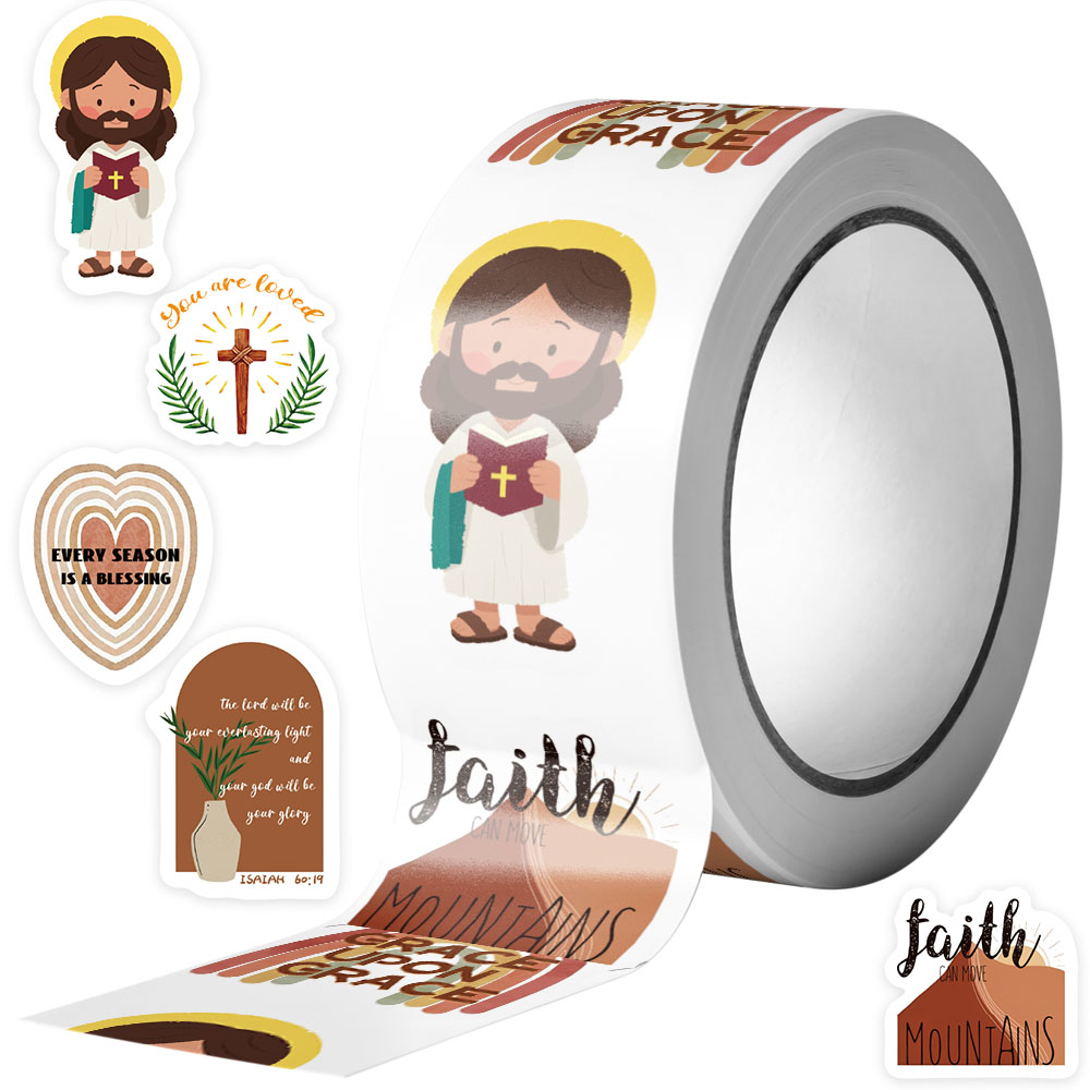 500pcs Jesus Bible Sticker For - Home Decor Wall Panels ulasan dan harga