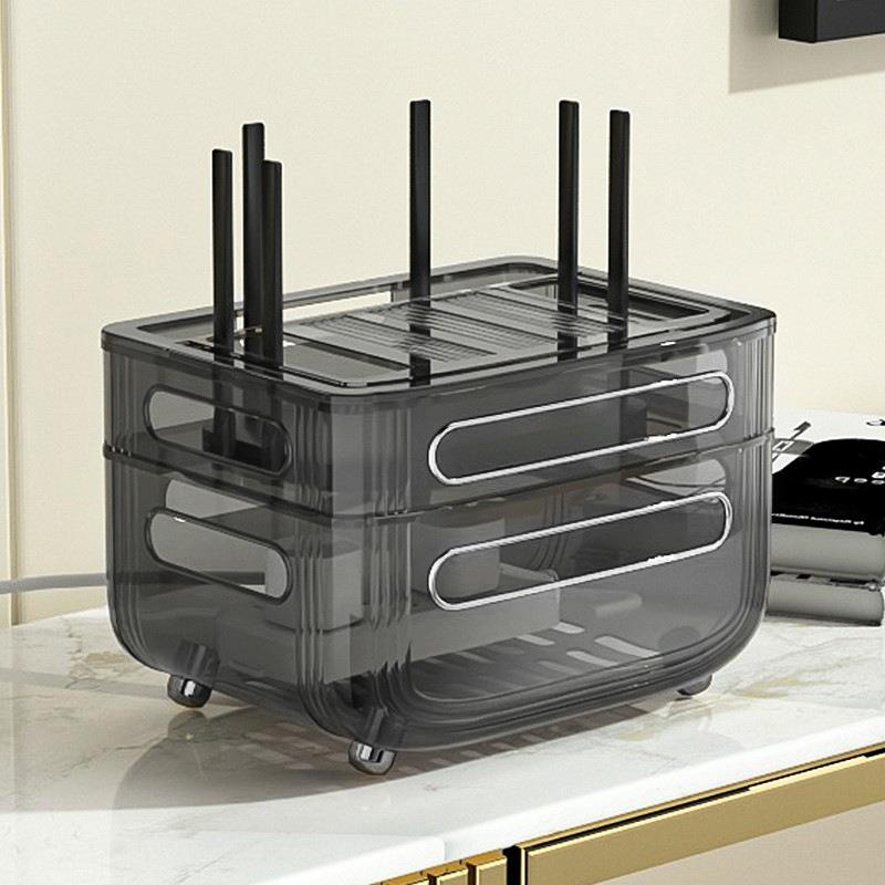 Wireless Router Storage Box TV - Home Decor Organizer ulasan dan harga