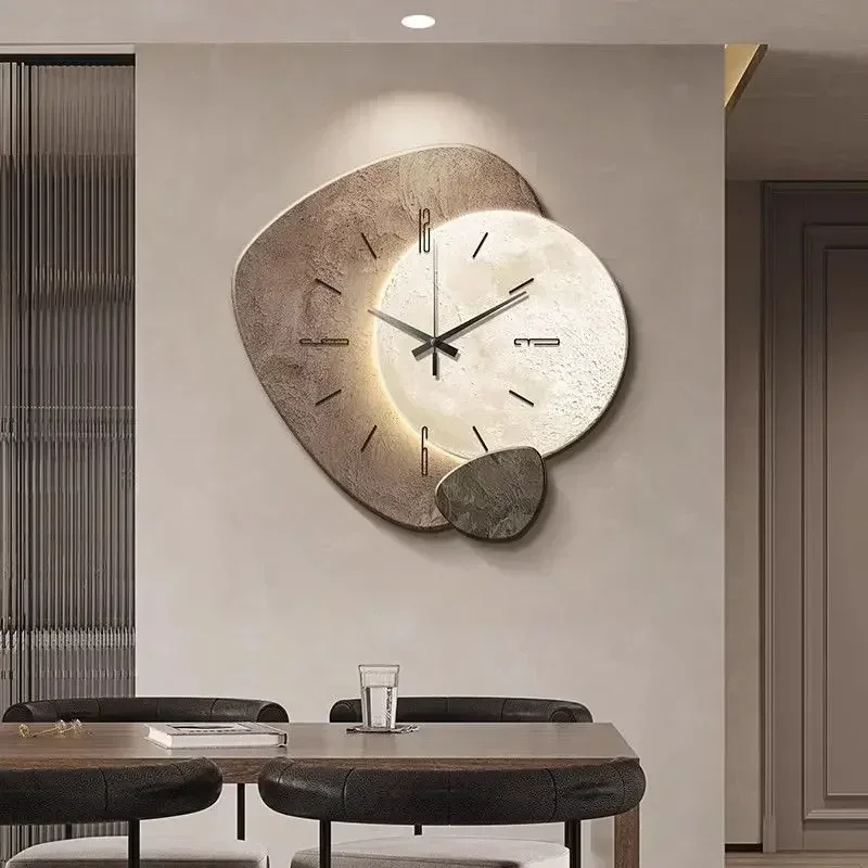 2025 Modern Clock With Light D - Wall Clock Silent ulasan dan harga