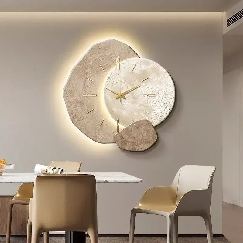 2025 Modern Clock With Light D - Wall Clock Silent ulasan dan harga
